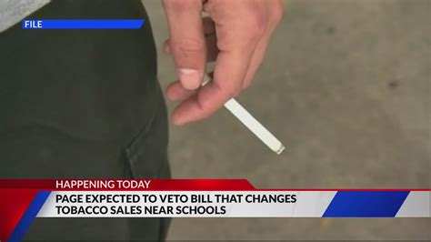 Sam Page expected to veto bill that changes tobacco sales near schools
